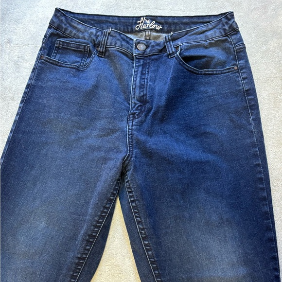 Harlow High Rise Dark Wash Skinny Jeans - Picture 3 of 6